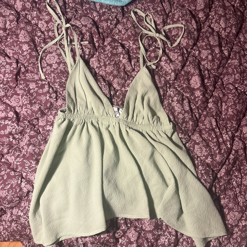 Princess Polly Light Green Camisole Top